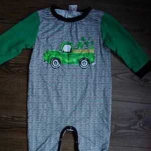 St. Patrick's Day Footie 18-24 months